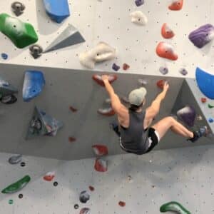 Brooke Doyle indoor rock climbing