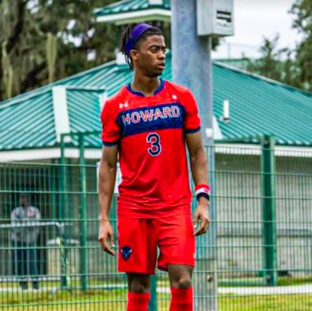 Lloyd Pierre playing soccer