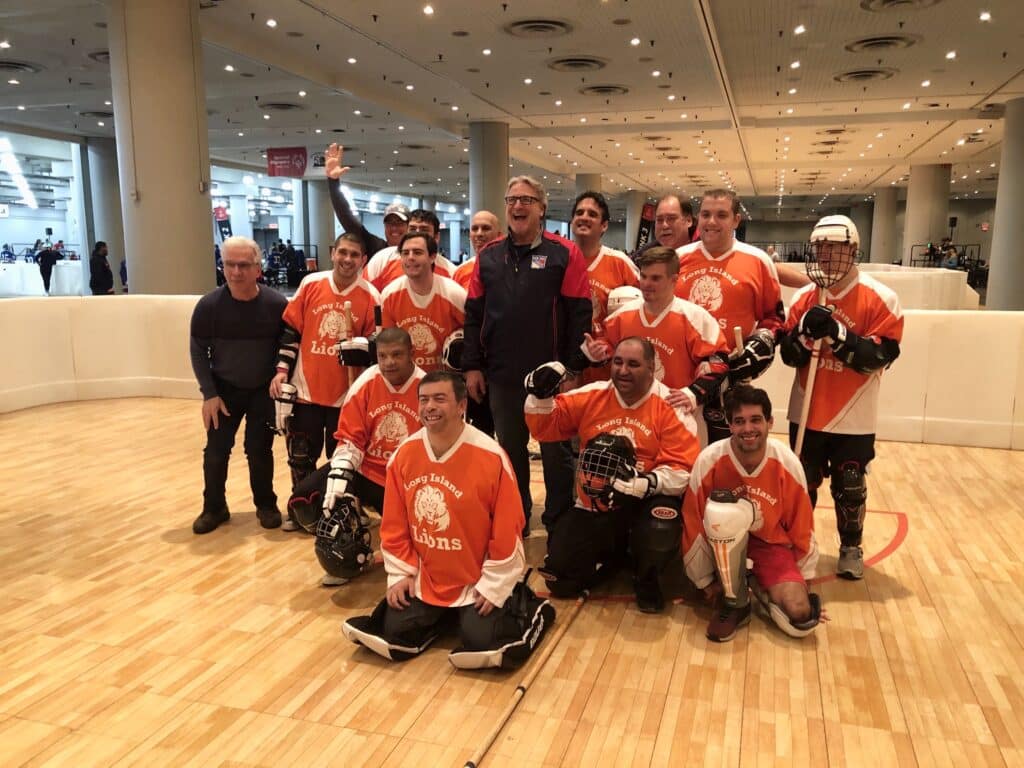 Kara Kaplan, PT, DPT, Participates at the Special Olympics Healthy Athletes Floor Hockey Competition