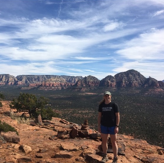 Sarah Lloyd hiking