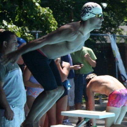 Austin Afshar competitive swimming