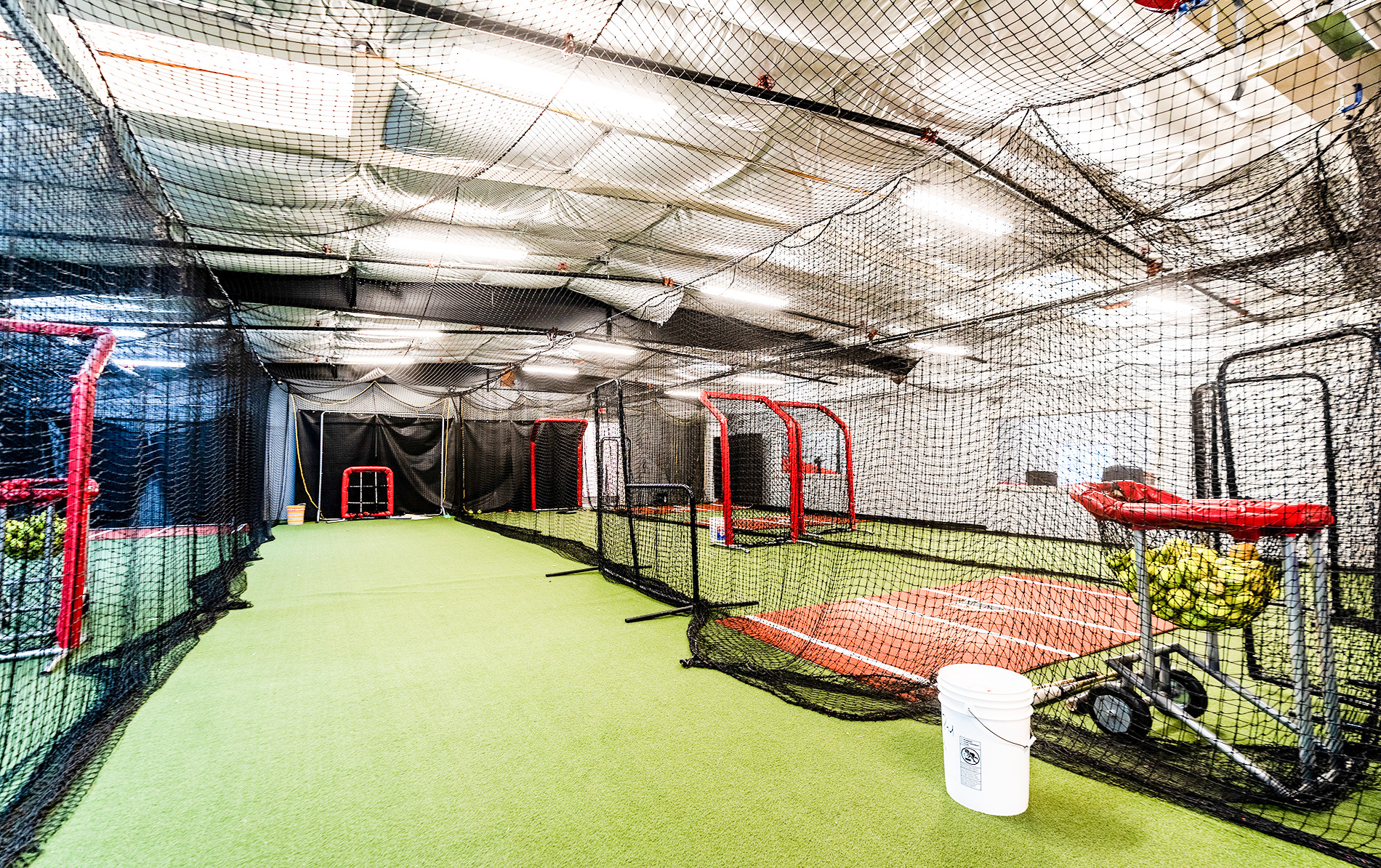 Indoor tennis area at SPEAR's Westchester location