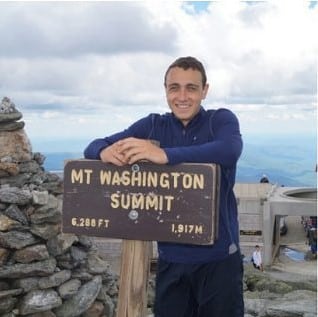 Eric Finkelstein on MT Washington summit