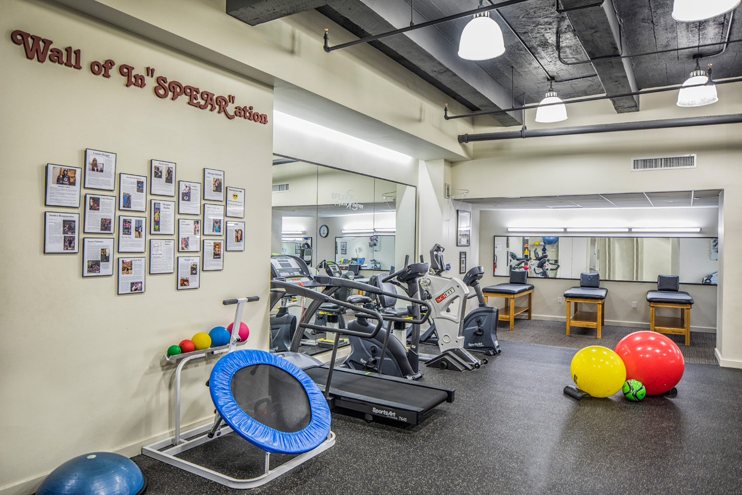 Gym View of SPEAR Physical Therapy NYC on 30 Broad Street in the Financial District