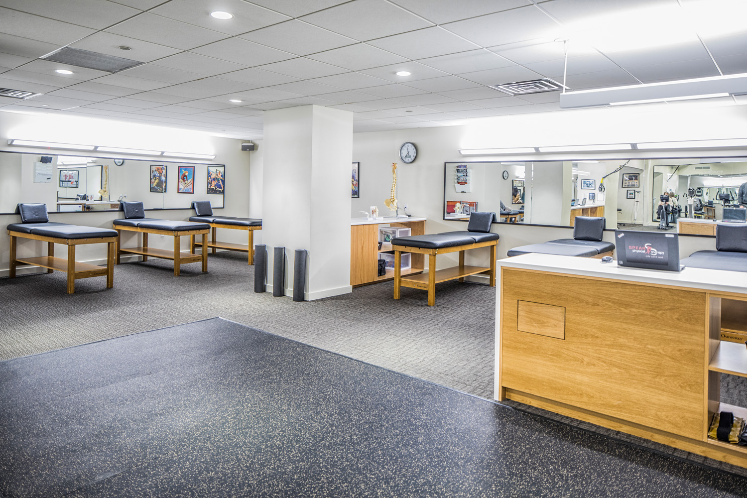 Another view of the treatment facility of SPEAR Physical Therapy NYC's 30 Broad Street location in the Financial District