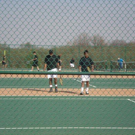 Mohit Birdi playing tennis