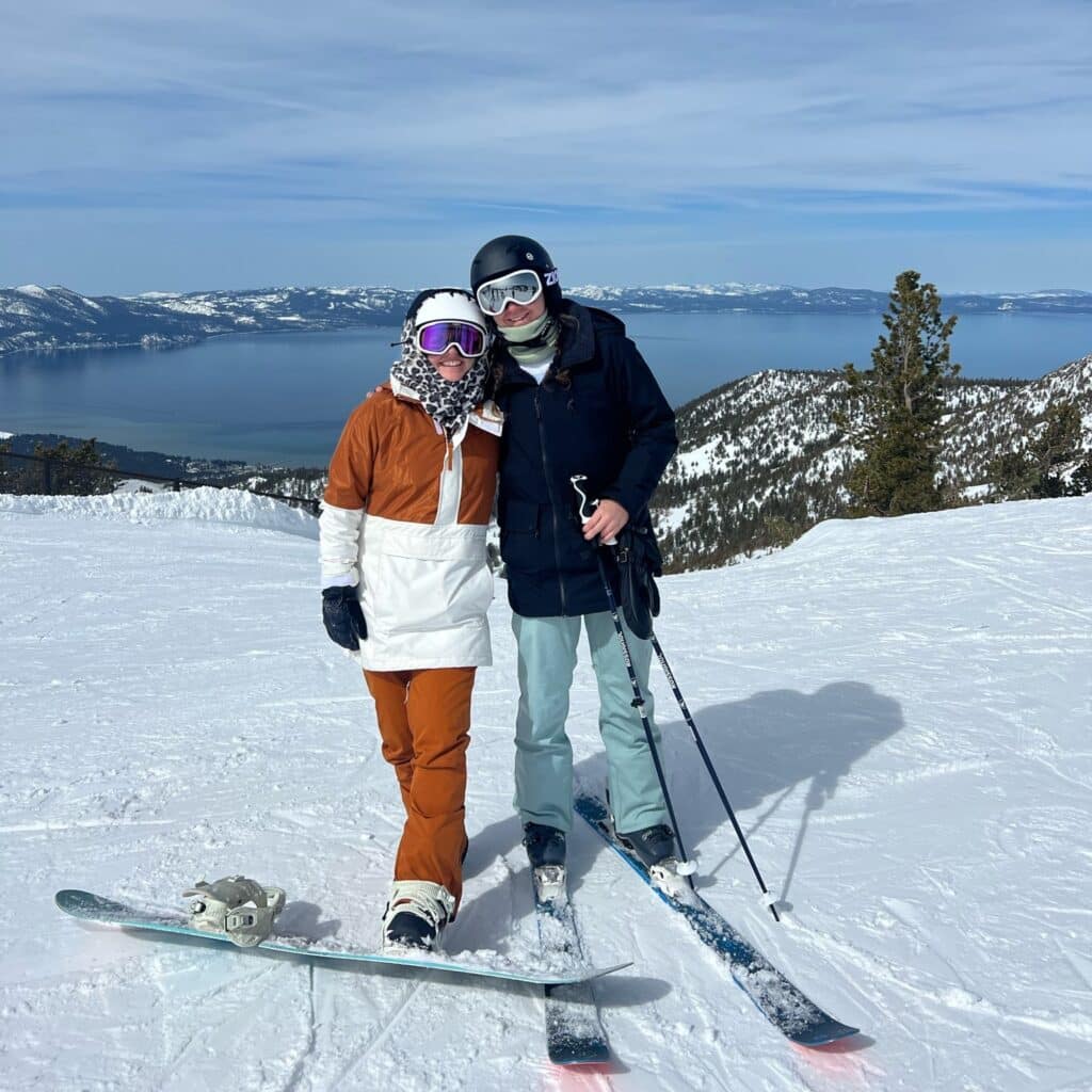 Alexandra Wright on a ski mountain