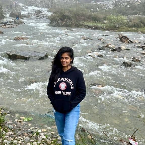 Anushka Savant river with rocks