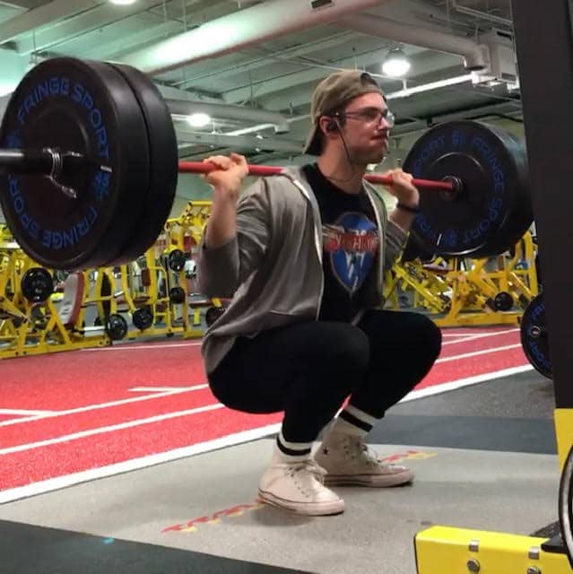 Benjamin Schwartz weightlifting