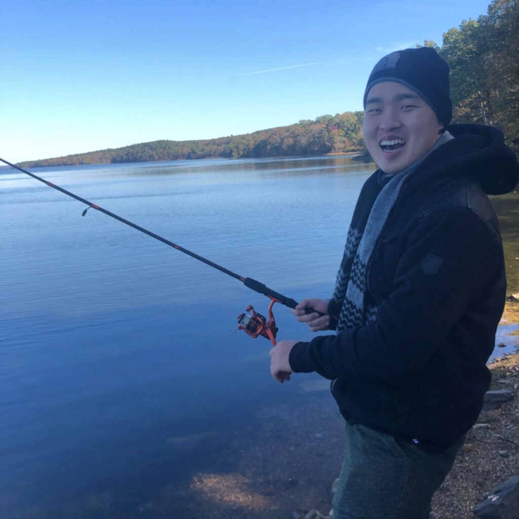 David Jiang fishing