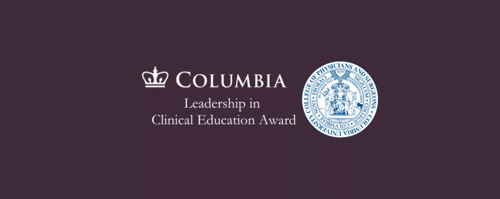 Columbia University Honors Spear Physical & Occupational Therapy with Leadership in Clinical Education Award