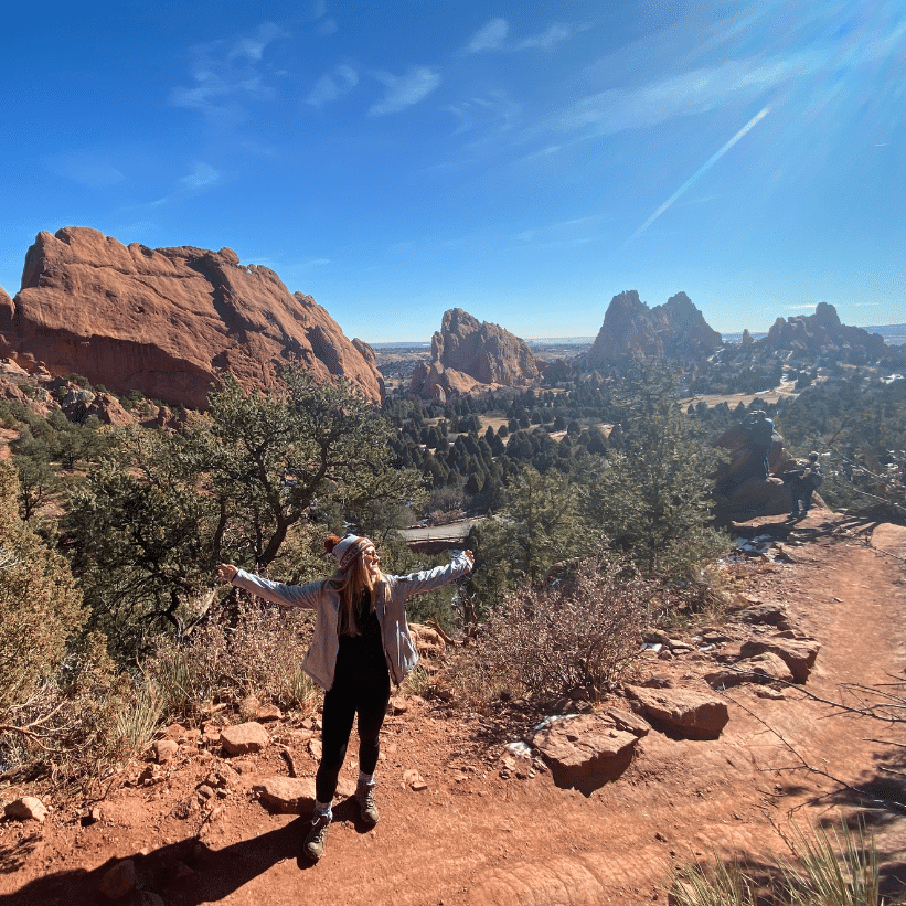 Janelle Berry travel picture in desert