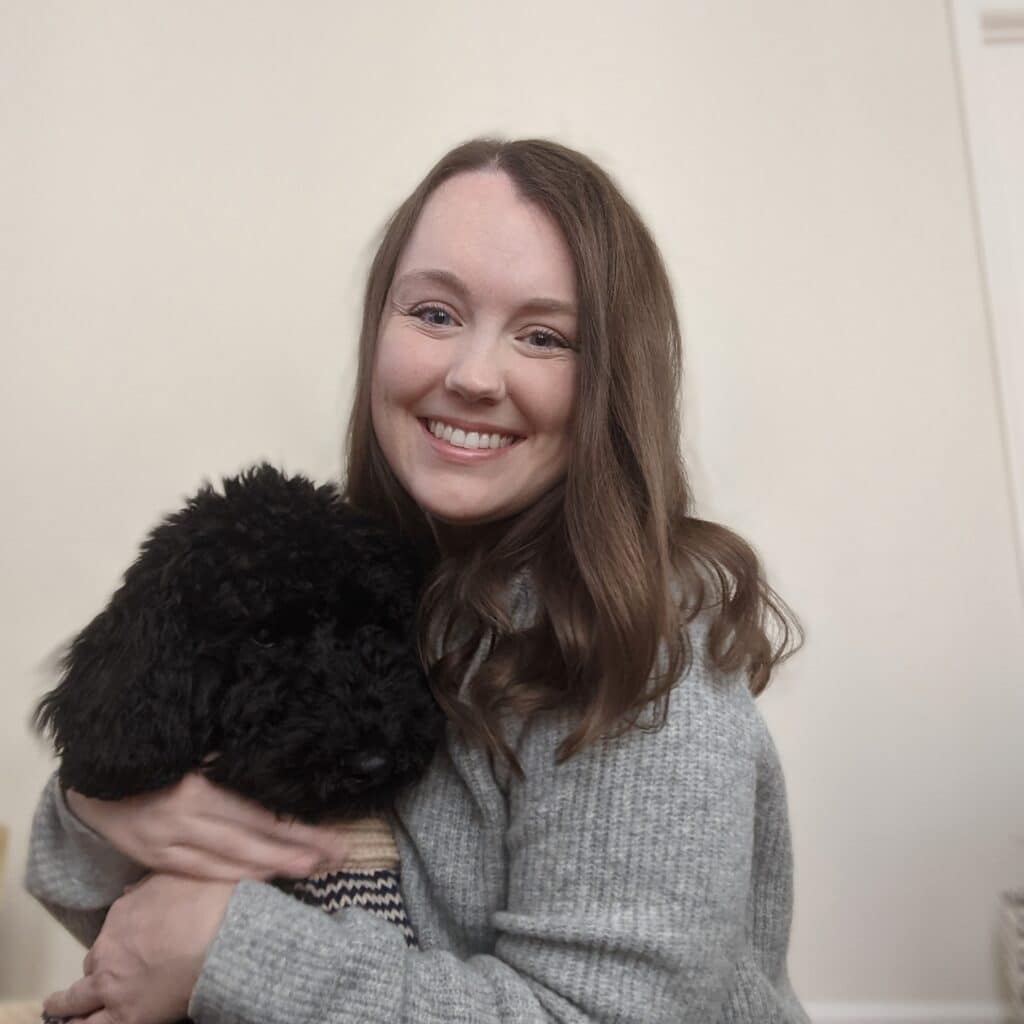 Katie Elifritz with dog