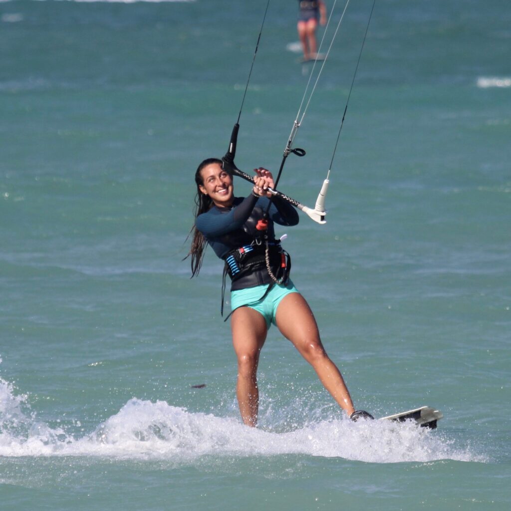 Katherine Mazza Cadena wakeboarding