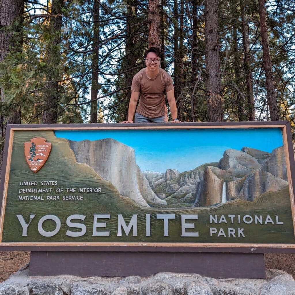 Kingston Wong at yosemite park