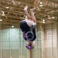 Kristin Fowler doing gymnastics