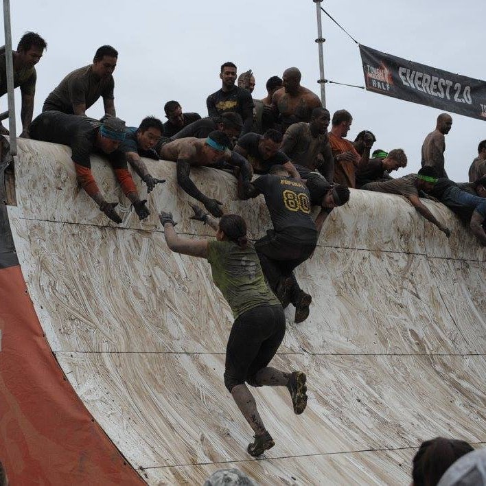 Melissa Brown during Spartan race