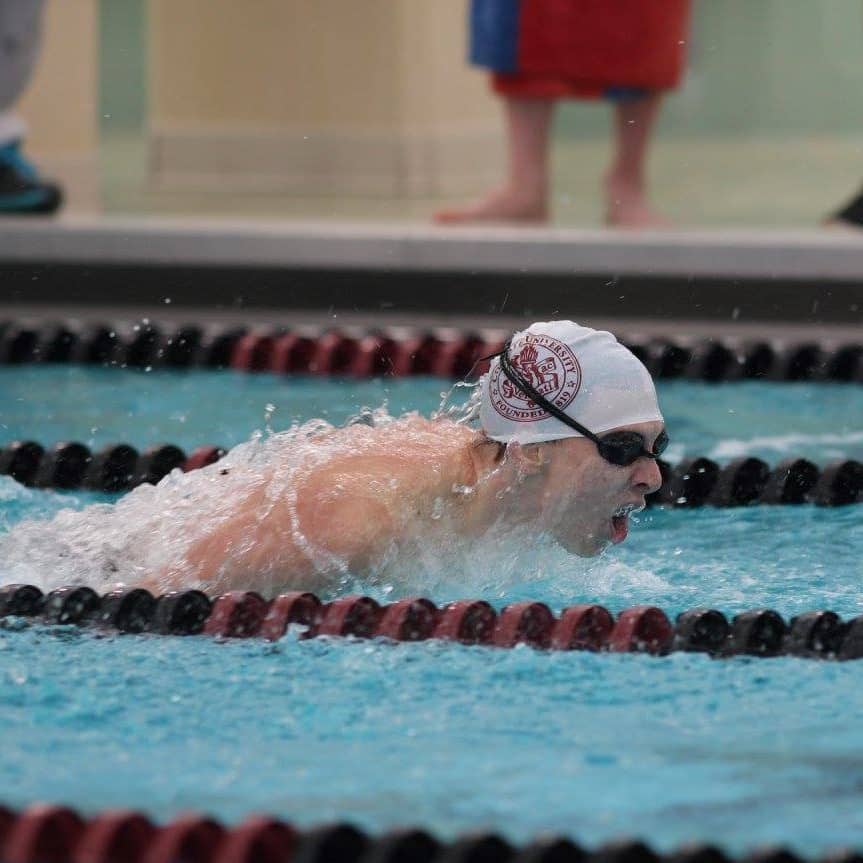 Nicholas Konovalov competitive swimming