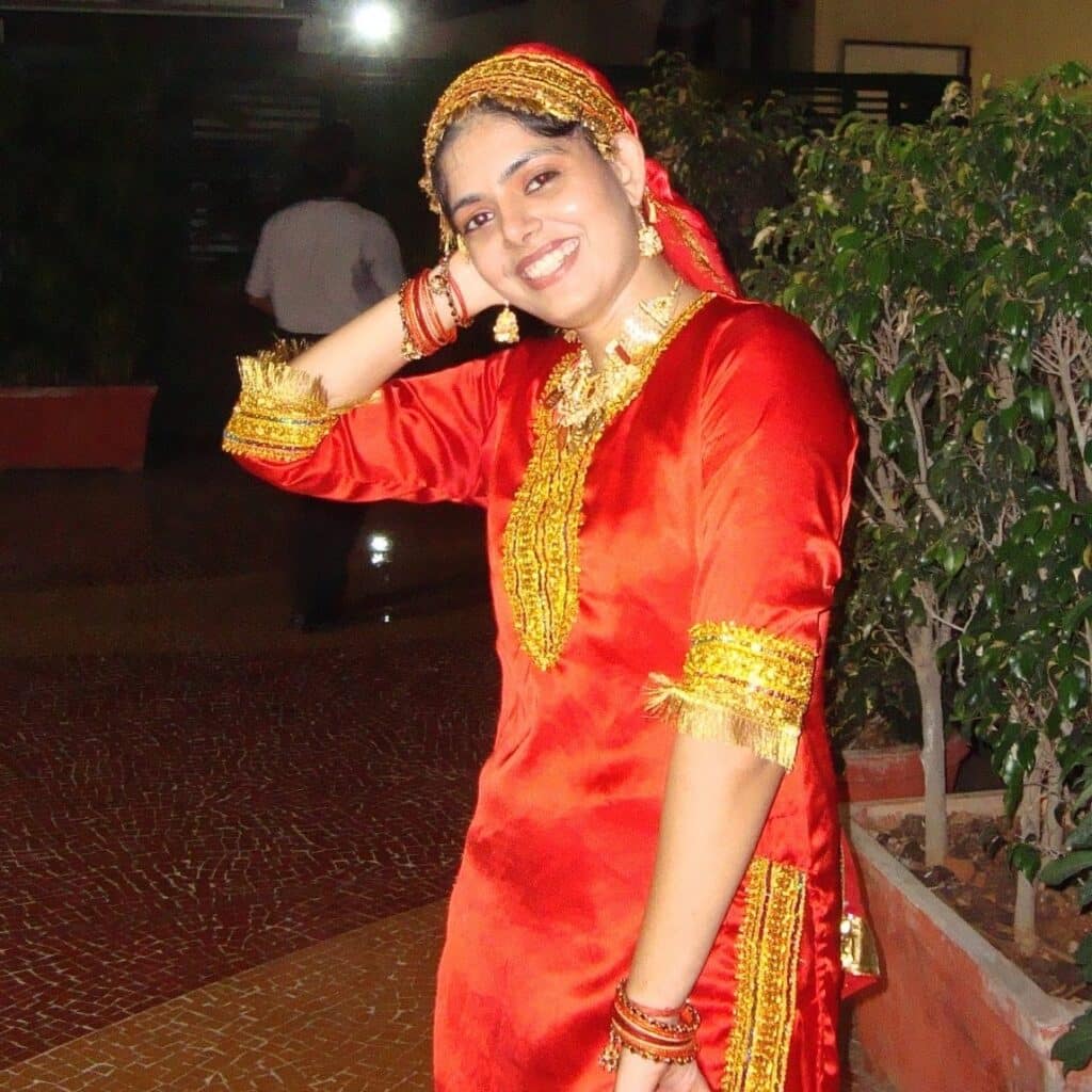 Shruti Mishra in a fancy dress