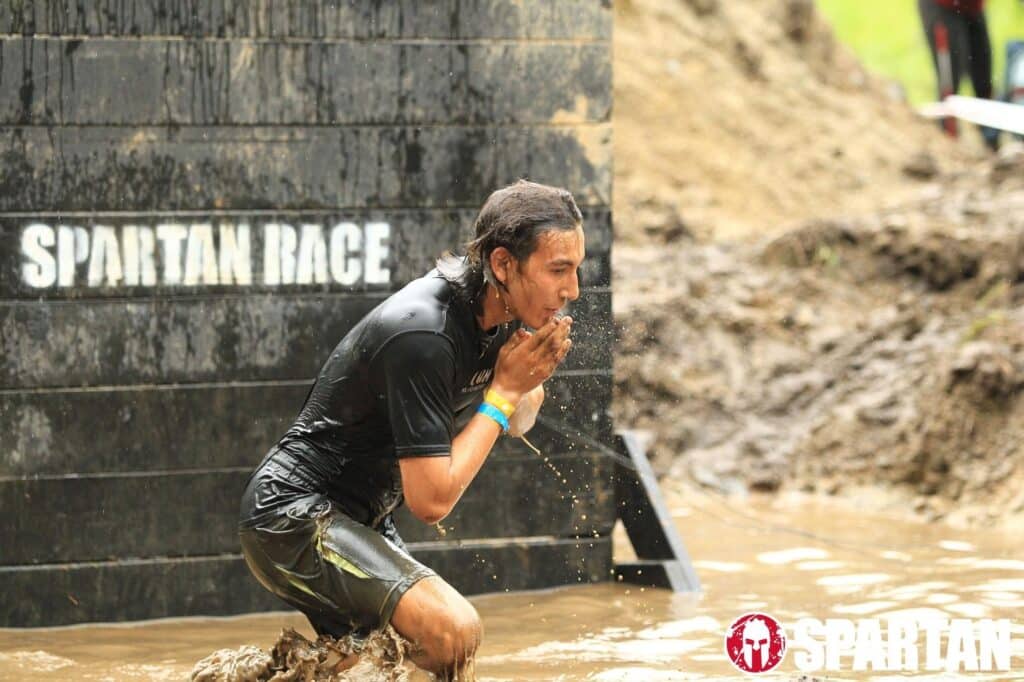 Scott Louis during Spartan race