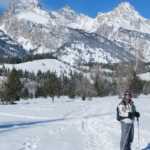 John Mackarey skiing