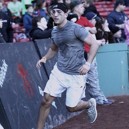 Michael Virgile during spartan race