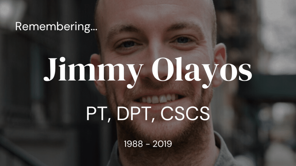 Jimmy Olayos: In Memoriam