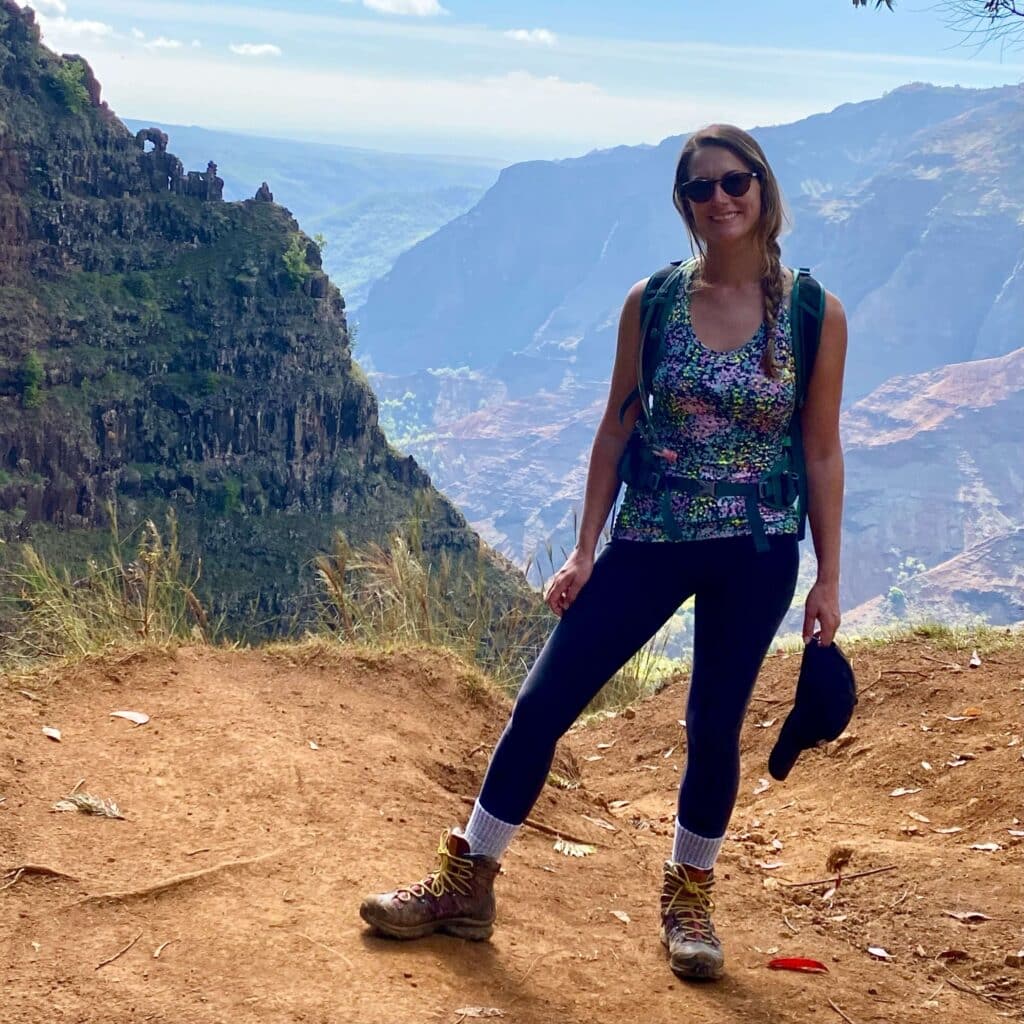 Jessica Bigness hiking