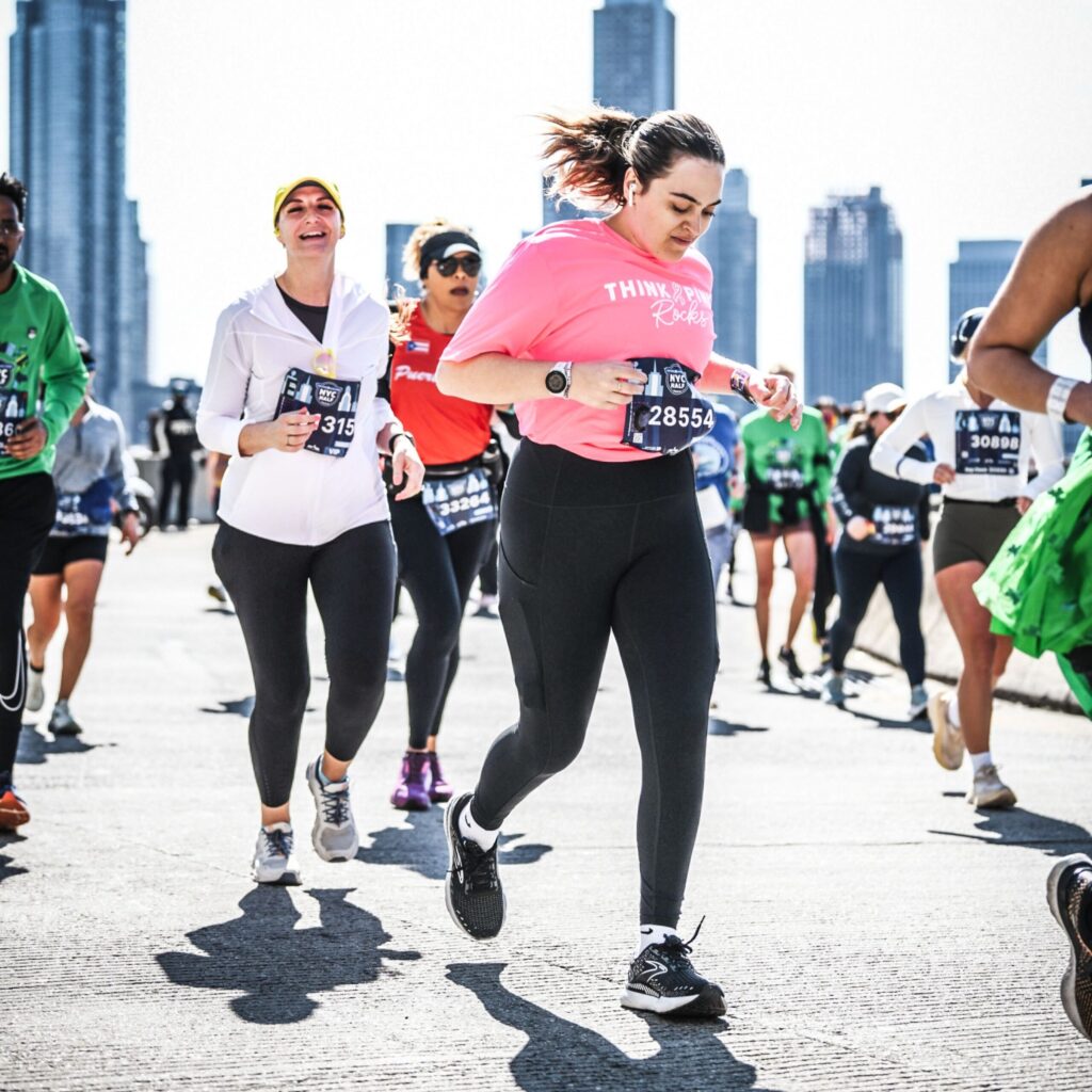 Jessica Von Kessel running in a marathon