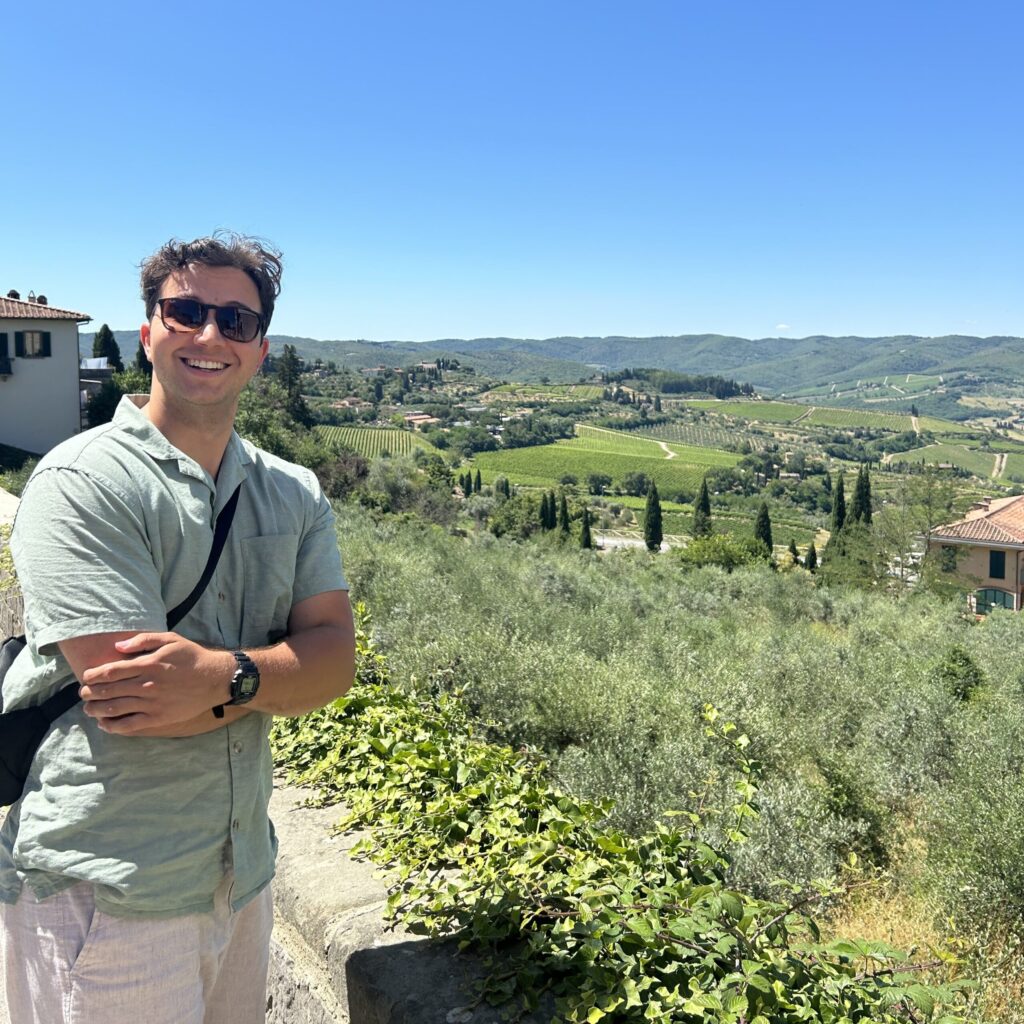 Jonathan Lucchitti on a walking trail