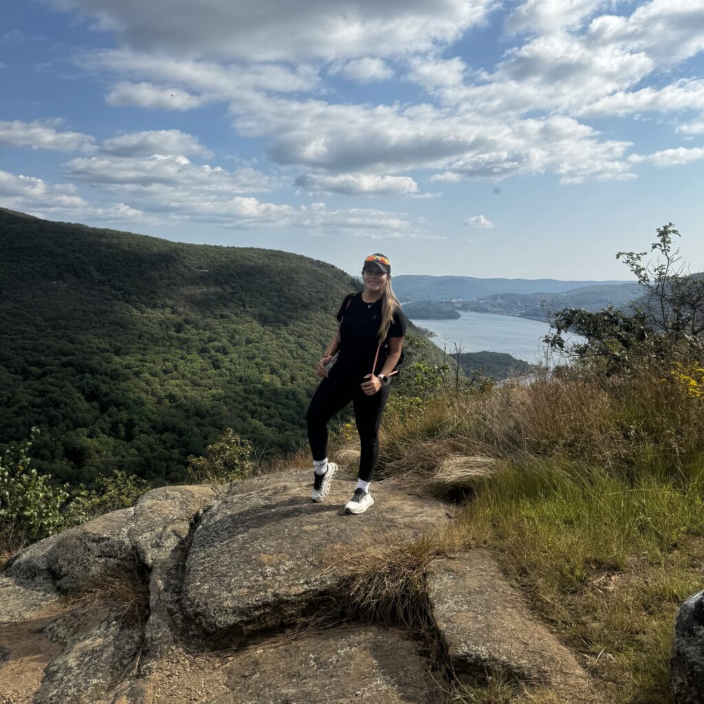 Laura Gonzalez on top of a mountain